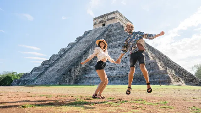 pareja chichen itza